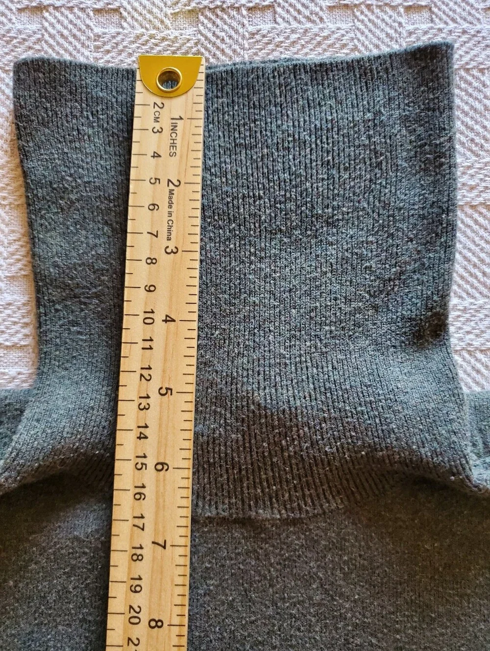 Gap Unisex Turtleneck Sweater Olive Green Combed Cotton Pullover